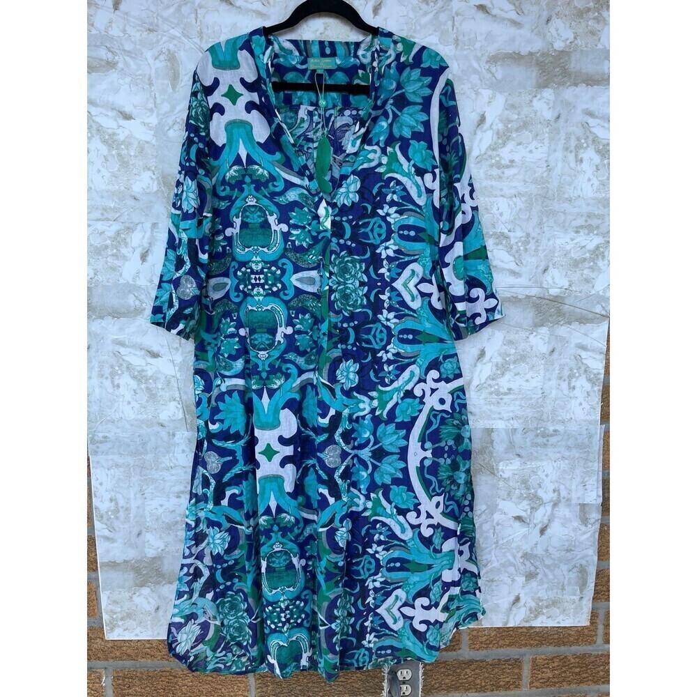 Antica Sartoria by Giacomo Cinque Maxi Dress Kaftan Boho Artsy size large